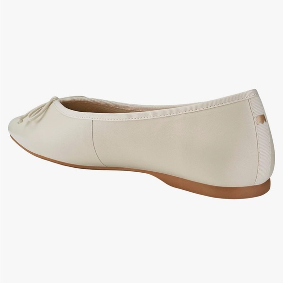 BIRDIES THE GOLDFINCH BOW LEATHER ECRU FLATS 9.5 - Picture 5 of 12